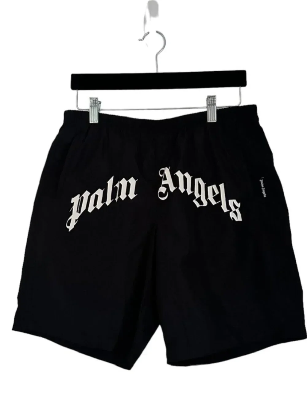 Palm Angels Curved Logo Swim Shorts Size S NEW